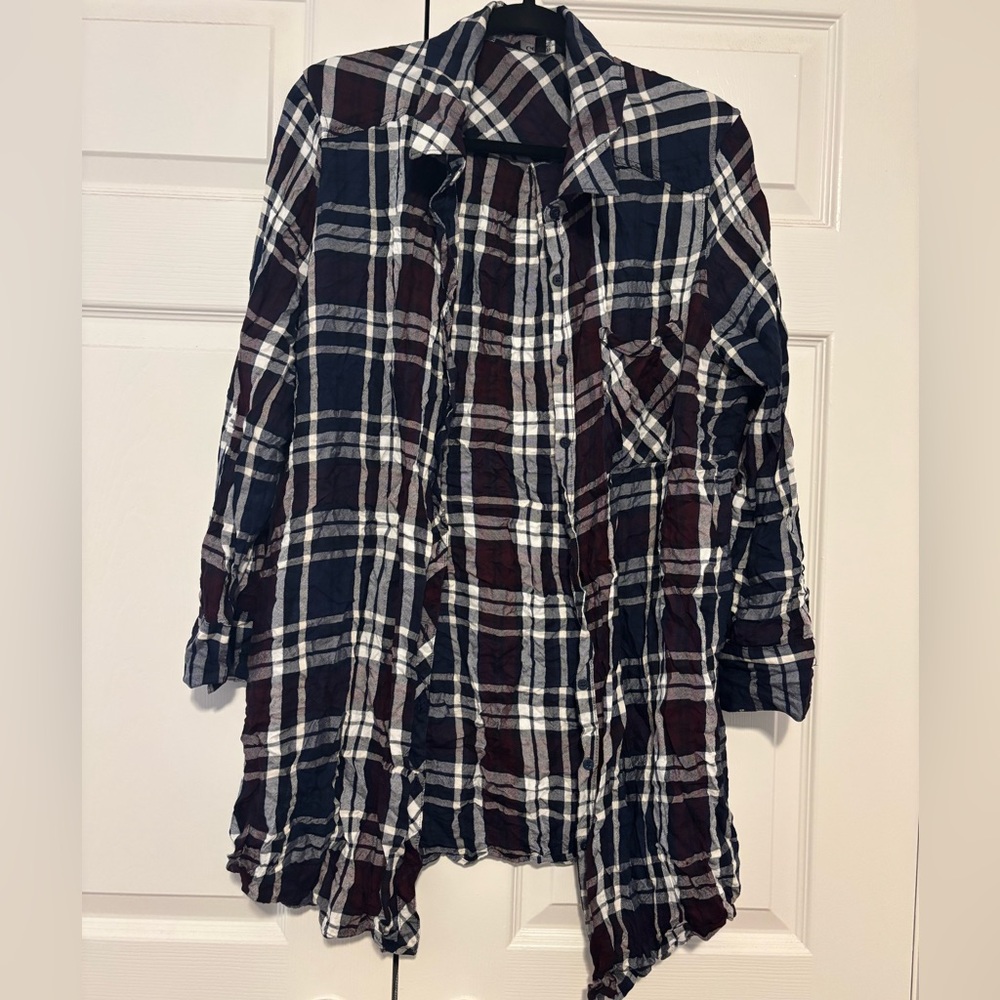 Button down shirt tunic length